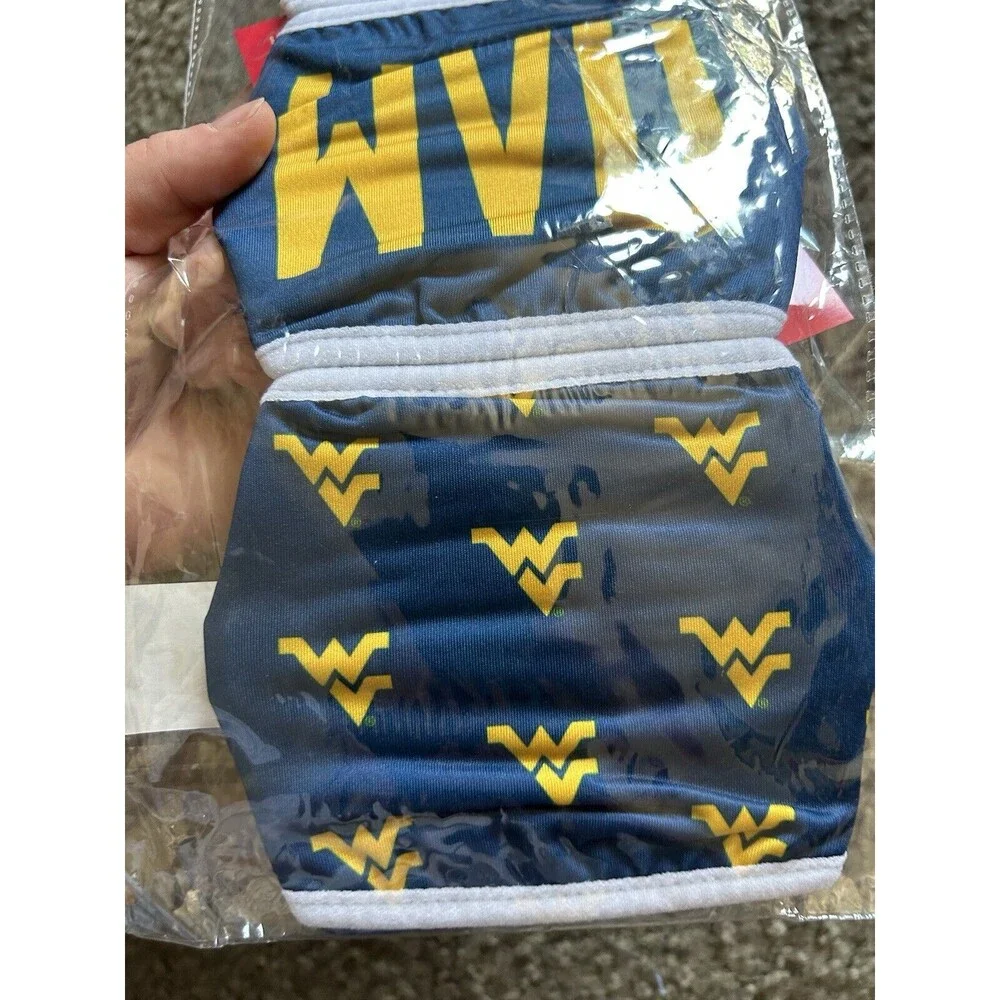 West Virginia University facemask 3-pack Combo Football nwt multicolor OS